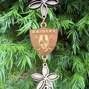 Wooden Raiders Hanging Ornament‎